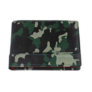 Zippo Green Camouflage Tri-Fold Lompakko