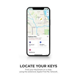 KeySmart iPro - Älykäs avaimenjärjestäjä-avainnippu Apple Find My -App